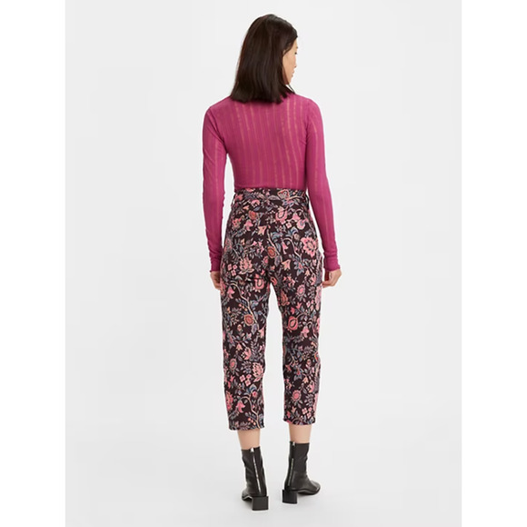 Levi’s Made & Crafted Safari Tapestry Barrel High Rise Pants - Picture 2 of 15